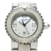 CHAUMET(ショーメ) 腕時計 クラスワン レディース 8Pダイヤインデックス/ダイヤベゼル/シェル文字盤 ホワイトシェル