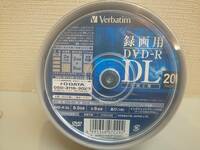 30136●バーベイタム VHR21HDP20SD1 録画用DVD-R DL　8.5GB　2-8倍速　連続録画　3時間35分　20PACK　未開封未使用品