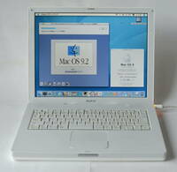 iBook G4 14inch 1.07GHz 768MB/56GB/AM/SD 美 OSX10.4.11&0S9.2.2 クラッシック環境