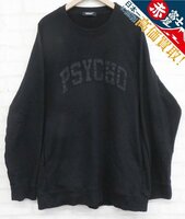 8T0504/UNDERCOVER×PSYCHO Wide Sweatshirt PSYCHO Patch UC2B9810-3 アンダーカバー サイコ スウェット