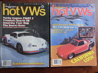 1982年アメリカのVWエンスーの雑誌「hot VW's」2冊
