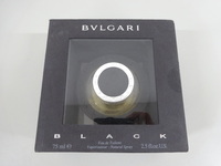 残量8割程度 BVLGARI ブルガリ BLACK ブラック EAU DE TOILETT オードトワレ 75ml 香水 フレグランス