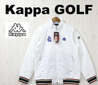■【M】定価17,600円 Kappaカッパ ゴルフ 発熱 蓄熱保温 中綿 ジャケット白■