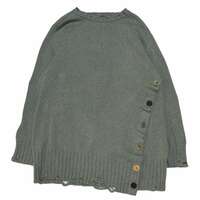 UNDERCOVERISM アンダーカバーイズム　Button Detail Pullover Knit Sweater グレー サイズ:2