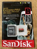 SanDisk Extreme PRO microSDXC 1TB新品未開封　海外パッケージ品