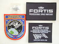 【ノベルティ】FORTIS　フォルティス　ビンテージ　アンティーク　ワッペン　ピンズ　エンブレム　SPACE　宇宙