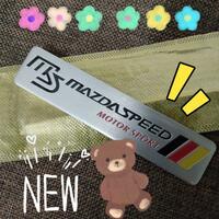 【新商品】MAZDA SPEED エンブレム ステッカー E（大）