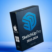 SketchUp Pro 2023 & 2024 for Mac (スケッチ マスター プロフェッショナル 3D モデリング ソフトウェア) v24.0.483