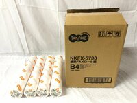 k157*120 【未使用品】 TANOSEE 感熱FAXロール紙 B4 幅257mm×長さ30m 芯内径0.5インチ 表発色 1箱 (12本入) + バラ　4本 計16本セット