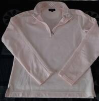 古着 ジップシャツ Burberry ピンク レディース Mサイズ [バーバリー] 日本製