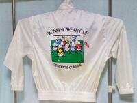 Munsingwear ナイロンジャケット 白 Lサイズ 日本製 キズ有 ブルゾン Grand Slam 1886 [マンシングウェア]