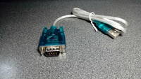 USB RS232C 変換ケーブル　USB-シリアル　Windows10 64bit対応 FTDI互換 USB Serial Converter　(定型外郵便発送)