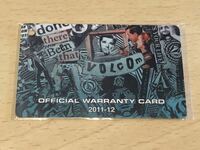 OFFICIAL CARD】超レア品 VOLCOMファン必見 2011/2012発行 10年以上昔の希少カード