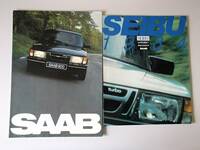 SAAB サーブ 900 ターボ 英語 西武自動車 シトロエン 2cv CX VISA プジョー 日本語 1980年代 自動車カタログ 2冊 昭和レトロ 