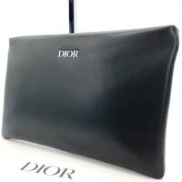 【新品未使用】 ディオール Dior メンズ レディース セカンドバッグ クラッチバッグ ポーチ ビジネス 黒 ブラック
