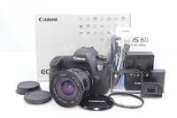 【1円スタート！】美品 EOS 6D ボディ Canon キヤノン デジタル一眼　カメラ　おまけレンズ　箱つき
