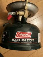 Coleman STOVE Model 508 ストーブ シングルバーナー コールマン ストーブ アウトドア キャンプ 中古 1スタ ケースあり