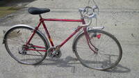 DEKI Bicycle　LONESOME ROAD　50cm　昭和レトロ　sakae custom　ビンテージパーツ　自転車　ロードバイク　西濃支店止　引取り歓迎