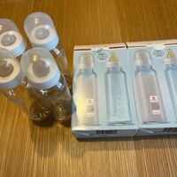 Natursutten(ナチュアスッテン)☆ミルクガラスボトル4本セット☆ベビー用品☆哺乳瓶240mlボトル