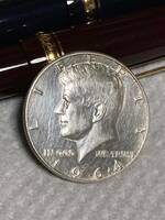 ５０セントコイン★銀貨　ケネディー　１９６４年