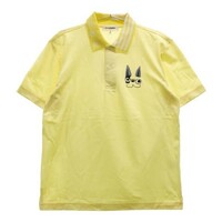 【新品】MU SPORTS エムユースポーツ 半袖ポロシャツ 刺繍 イエロー系 48 [240001805205] ゴルフウェア メンズ