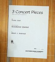 リスト　「巡礼の年」より３つのコンサートピース　木管五重奏