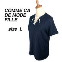 NS00174 COMME CA DE MODE FILLE コムサ デ モードフィユ レディースTシャツ Lサイズ
