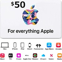 USA版 apple gift card $50 iTunes アップル ギフトカード 50ドル分 北米 コード渡し