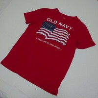 【OLD NAVY】半袖Tシャツ(サイズ140-150) 赤