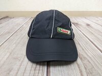 20．Castrol ロゴ リフレクター ラインデザイン レーシング キャップ 帽子 カストロール 約58㎝ 黒グレー緑x310