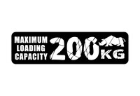 スズキ ジムニー JB64/JB23/JA12等 最大積載量ステッカー MAXIMUM LOADING CAPACITY 200kg 耐候 耐水 耐熱 ドレスアップ 新型ジムニー