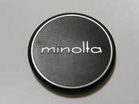 ◎ MINOLTA ミノルタ 純正 55ミリ かぶせ式 メタルキャップ (内径57mm径)