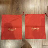 【新品】bonpoint ボンポワン　赤　巾着　2枚　セット巾着袋 布袋 
