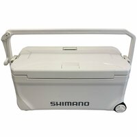 SHIMANO シマノ 未使用品　スペーザーベイシス　キャスター付き　34L　クーラーボックス 型番　NS-D35Y　ピュアホワイト