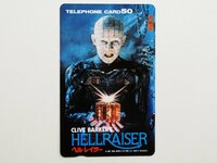 【2-440】　テレカ　ヘル・レイザー　HELLRAISER　クライブ・バーカー　テレホンカード 50度