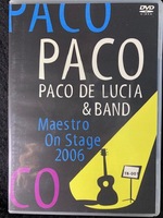 パコ　デ　ルシア　　PACO DE LUCIA 2006年 ライブ プロショット　Maestro On Stage 2006 DVD フラメンコ
