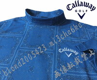 ■新品【Callaway GOLF】キャロウェイゴルフ QUICK-DRY 吸汗速乾モックネックシャツ■BL/L