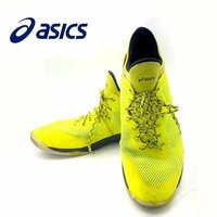 asics/アシックス BLAZE NOVA ブレイズノヴァ TBF31G 28.5cm バスケットシューズ イエロー バッシュ 靴 メンズ スポーツ