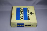 昭和レトロ　トンボ鉛筆　MONO30　H　６ダース　プラケース入り　紙サック付き　外箱付　未使用　廃盤　当時物