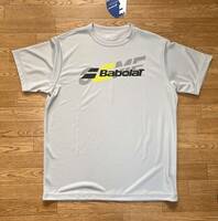 【送料込】BABOLAT バボラ メンズTシャツ XL グレー BUP2553