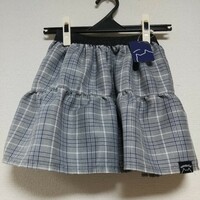 【新品】ニッセンのギャザースカート(140cm)◇チェック