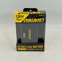ER-60【 BURTLE 】 未使用 バートル AC260 AIR CRAFT リチウム イオン バッテリー 13V 70/秒 作業服 作業着 ブラック