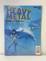 漫■ アメコミ 洋雑誌 ヘヴィ・メタル HEAVY METAL 1983 FEBRUARY THE ADULT ILLUSTRATED FANTASY MAGAZINE