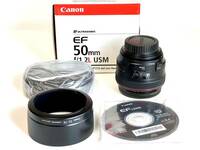 Canon キャノン EF50mm F1.2L USM オマケ有 【未使用 極美品】