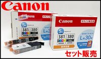 未使用 Canon 純正 インクカートリッジ BCI-381+380 5色マルチパック 2024年12月 キャノン PIXUS