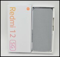 ほぼ未使用品 au Xiaomi Redmi 12 5G XIG03 ポーラ―シルバー 判定○ シャオミ