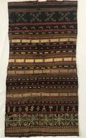 （貴重） アンティーク　祭儀用腰布　タピス　金糸刺繍　1900年頃　インドネシア スマトラ島 ランプン　検 古布 イカット バティック 更紗