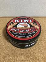 Kiwi 缶入り シューシャインキット 靴磨きセット