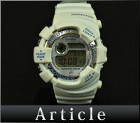 176565◆動作確認済 CASIO カシオ BABY-Gフロッグマン 腕時計 クォーツ BGW-102WC デジタル 樹脂 ライトブルー 水色 レディース/ D