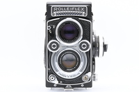 美品 ROLLEIFLEX 3.5F / 75mm F3.5 ローライ 二眼レフ 中判フィルムカメラ ケース・ストラップ・フード付